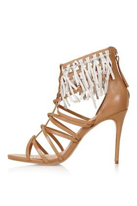 Topshop Lux-radical Fringe Sandals