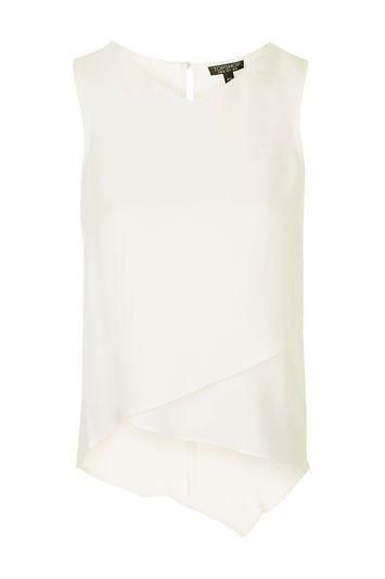 Topshop Asymmetric Layer Top