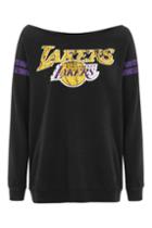 Topshop Lakers Bardot Sweater Dress By Unk X Topshop
