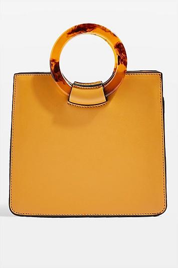 Topshop Adele Mini Tortoiseshell Grab Bag