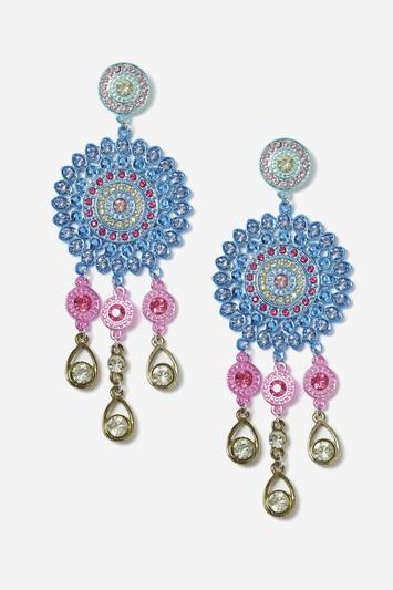 Topshop Bright Mandala Drop Earrings