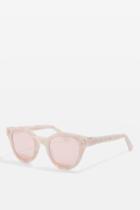 Topshop Premium Acetate Preppy Sunglasses