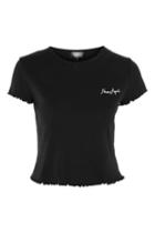 Topshop Petite 'never Apart' Slogan T-shirt