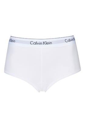 Topshop Modern Cotton White Shorts By Calvin Klein