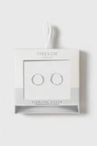 Topshop Sterling Silver Three Link Ring
