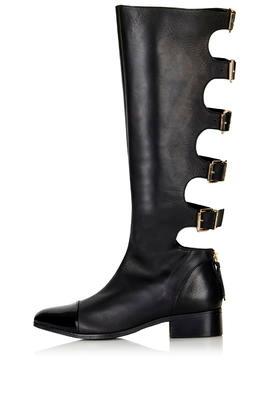 Topshop Deal Buckle High-leg Boots