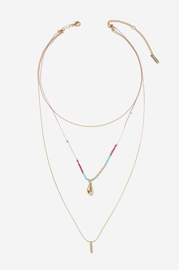 Topshop Shell Multi-row Necklace