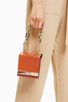 Topshop Glint Orange Boxy Grab Bag