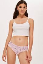 Topshop Ditsy Rose Microfibre Knickers