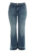 Topshop High Rise Crop Flare Jeans By Calvin Klein