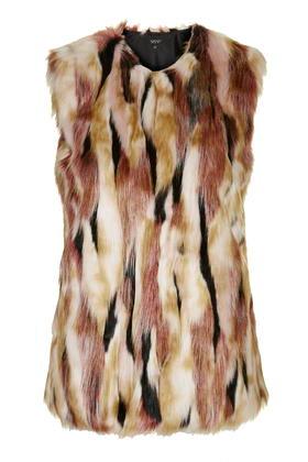 Topshop Desert Patchwork Gilet