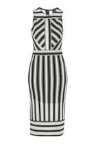 Topshop Petite Airtex Stripe Dress