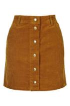 Topshop Cord Mini Skirt