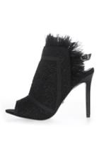 Topshop Russia Feather Trim Sandals