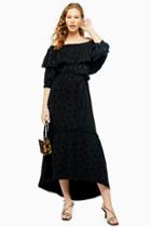 Topshop Jacquard Bardot Dress