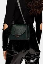 Topshop Cassidy Green Cross Body Bag
