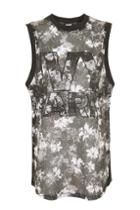 Topshop Floral Basketball Tank