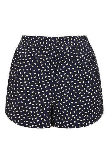 Topshop Petite Animal Smudge Short