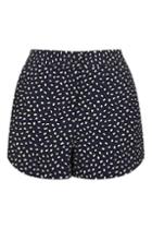 Topshop Petite Animal Smudge Short