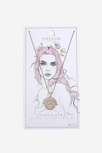 Topshop *aphrodite Coin Necklace