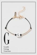 Topshop G Initial Bracelet