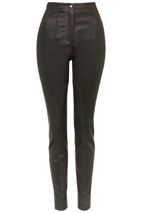 Topshop Maida Leather Jodphur Pants By Unique