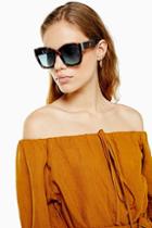 Topshop Gemma Oversized Sunglasses