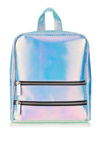 Topshop *holo Cat Backpack By Skinnydip