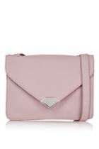 Topshop Olympus Leather Lock Front Crossbody