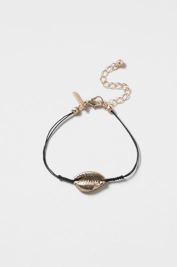 Topshop Metal Shell Bracelet
