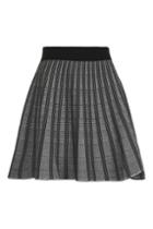 Topshop Contrast Stripe Flippy Skirt