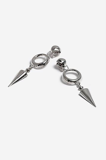 Topshop Point Drop Earrings
