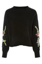 Topshop Ribbon Embroidery Jumper