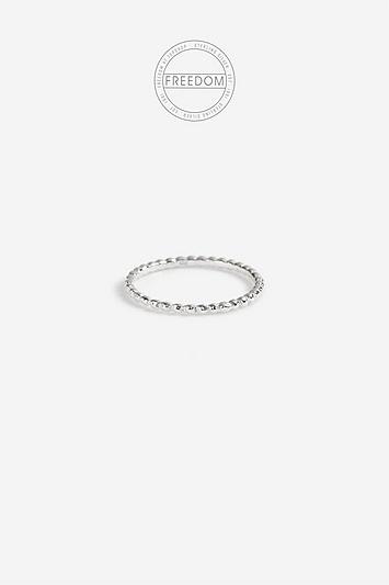 Topshop *silver Bobble Ring