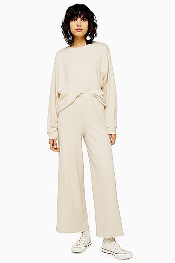 Topshop Loungewear Ribbed Trousers