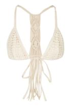 Topshop *camilla Triangle Bikini Top By Flook