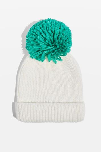 Topshop Chunky Knit Pom Hat