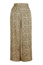 Topshop Jacquard Wide Leg Trouser