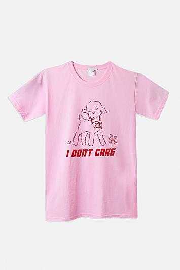 Topshop *i Don't Care T-shirt By Skinnydip