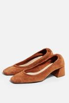 Topshop Jemima Tan Soft Low Back Shoes
