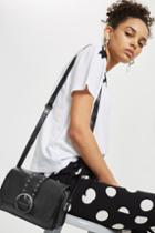 Topshop Ozzie Leather Cross Body Bag