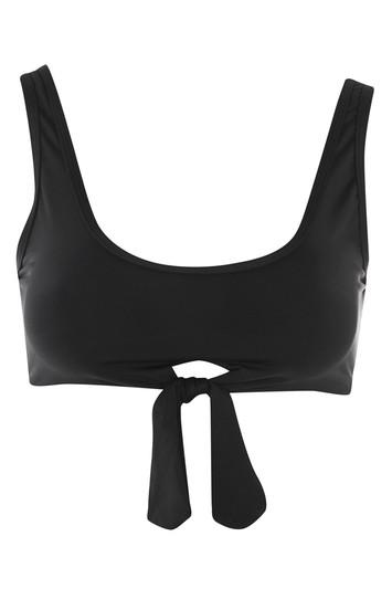 Topshop *tie Bikini Crop Top By Evil Twin
