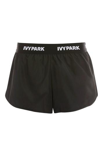 Topshop Elastic Waist Runner Shorts By Ivy Park