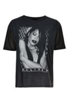 Topshop Aaliyah Mesh T-shirt By And Finally