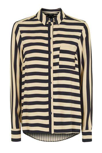 Topshop Tall Bold Stripe Shirt