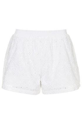 Topshop Daisy Cut-out Shorts