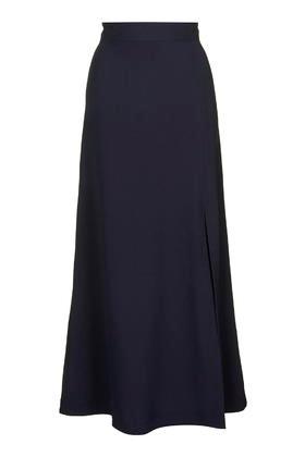 Topshop Winter Split Side Maxi Skirt