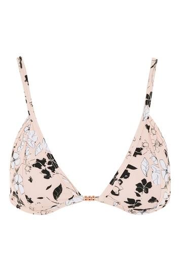 Topshop *ditsy Triangle Bikini Top By Somedays Lovin'