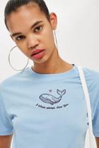 Topshop 'whale Always Love You' T-shirt By Tee & Cake