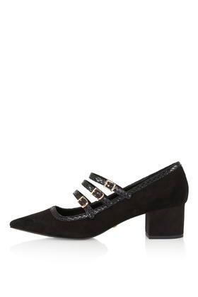 Topshop Jensen Buckle Mid Shoes